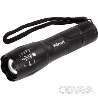 Ручной фонарик HiSmart 1000 люмен, 10W (AA620142)
Ручной фонарик, 1000lm, 5x zoo. . фото 1
