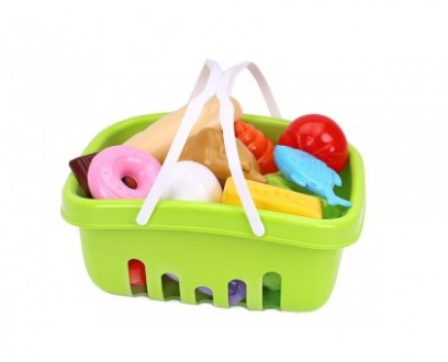 Игрушечный продуктовый набор в корзине от ТехноК Интересные и правильные игрушки. . фото 4
