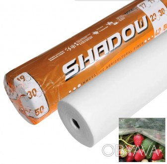 Агроволокно біле 17 г/м2, 1,6 х100 м. "Shadow" (Чехія) представлене на нашому са. . фото 1