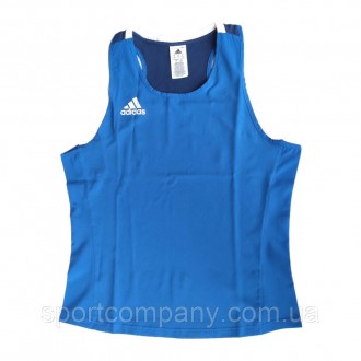 Боксерская форма женская синяя Adidas Olympic Woman шорты-юбка + майка полный ко. . фото 4