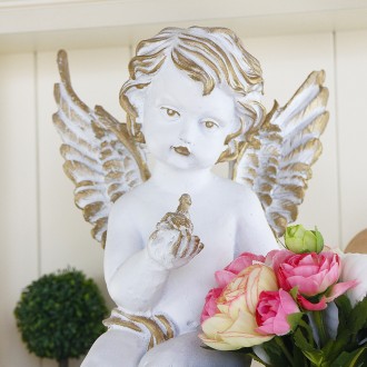 Статуэтка ангел кашпо – авторская работа компании Гранд-Презент. Материал изгото. . фото 5