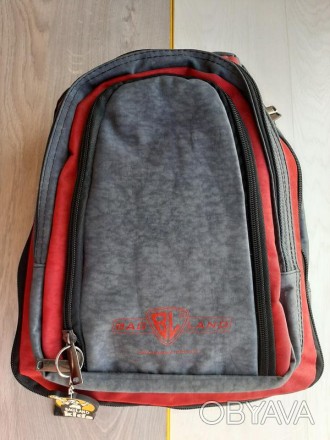 Дитячий рюкзак Bagland (сіро-червоний)

Дуже міцна, щільна тканина 
Розмір 36. . фото 1