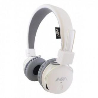 Беспроводные Bluetooth Наушники с MP3 плеером Nia-X2 Радио блютуз Белые Любите с. . фото 5