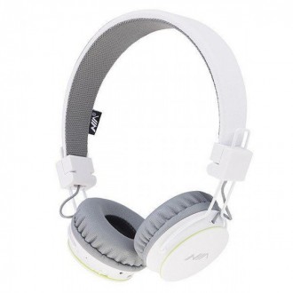 Беспроводные Bluetooth Наушники с MP3 плеером Nia-X2 Радио блютуз Белые Любите с. . фото 2