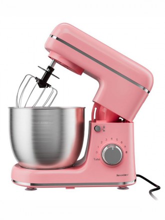 Тестомес Silver Crest SKM-600-B2-Rose 600 Вт розовый. Київ. фото 1 Тестомес Silver Crest SKM-600-B2-Rose 600 Вт розовый. Київ. фото 1
