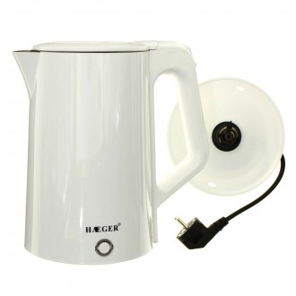 Чайник электрический Haeger HG-7866 Красивый классический дизайн и цвет чайника . . фото 5