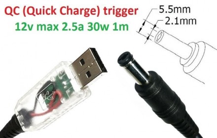 Quick Charge Trigger 12v
Обратите внимание!
Для использования данного адаптера н. . фото 2
