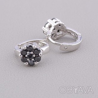 026894 Серьги 'Beiling' Фианит Бижутерный сплав