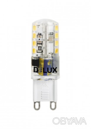 Лампа світлодіодна DELUX G9E 3Вт 3000K 220В G9
Потужність
 3 Вт
Еквівалент потуж. . фото 1
