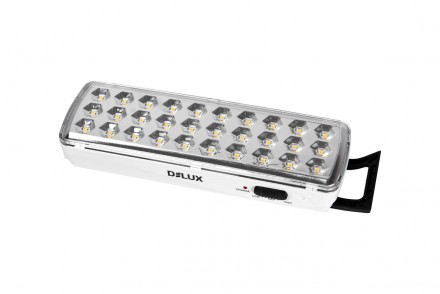 Світильник світлодіодний аварійний акумуляторний DELUX REL-501 (3.7V1,2Ah) 30 LE. . фото 2