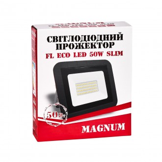 Светодиодный прожектор Magnum FL ECO LED 50 Вт slim 6500К IP65
Мощность 50 Вт
На. . фото 5