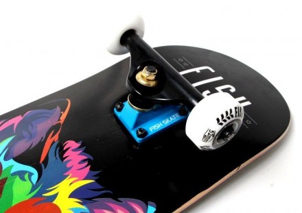 Скейтборд деревянный премиум качества от мирового бренда Fish Skateboards.
Скейт. . фото 4
