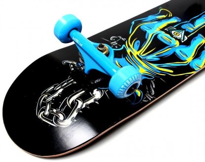 Скейтборд деревянный премиум качества от мирового бренда Fish Skateboards.
Скейт. . фото 5
