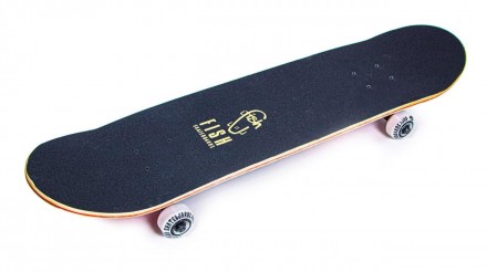 Скейтборд деревянный премиум качества от мирового бренда Fish Skateboards.
Скейт. . фото 3