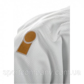Кимоно для дзюдо IJF белое Essimo Gold Slim Fit 750 gr/m2 повышенной плотности о. . фото 5
