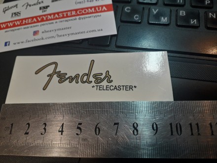 Деколь-наклейка для електрогітари Fender Telecaster Gold.
Колір тьмяне золото.
Н. . фото 3
