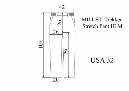 НОВІ Штани чоловічі Millet TREKKER STRETCH PT III M
Чоловічі штани розроблені д. . фото 10