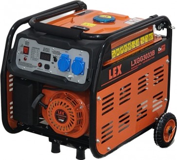 Бензиновий генератор LEX LXGG3033BES демонструє високу якість роботи, він справл. . фото 3