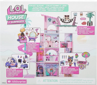 Игровой набор с куклой L.O.L. Surprise Маленькие комнатки Салон красоты ее Велич. . фото 8
