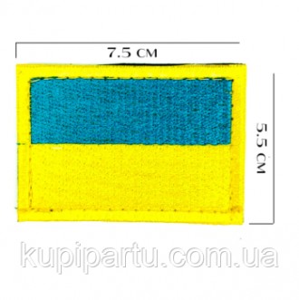 Шеврон — прапор України на липучці. Швидко та легко фіксується й дуже добре трим. . фото 3