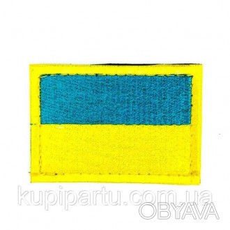 Шеврон — прапор України на липучці. Швидко та легко фіксується й дуже добре трим. . фото 1