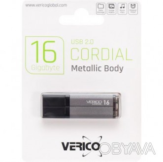 Флешка Verico USB 16Gb Cordial Silver. . фото 1