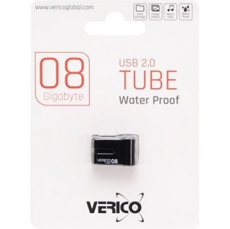 Флешка Verico USB 8Gb Tube Black 602290 купити дешево в інтернет-магазині. Одеса. фото 1 Флешка Verico USB 8Gb Tube Black 602290 купити дешево в інтернет-магазині. Одеса. фото 1