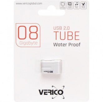 Флешка Verico USB 8Gb Tube White 602306 купити дешево в інтернет-магазині. Одеса. фото 1 Флешка Verico USB 8Gb Tube White 602306 купити дешево в інтернет-магазині. Одеса. фото 1