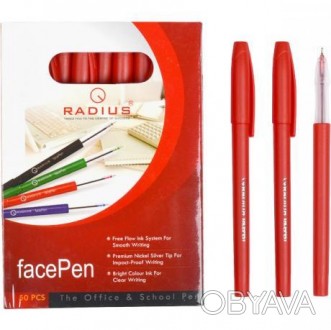 Ручка кулькова RADIUS "FaсePen" на масляній основі. Товщина лінії 0.7 мм Матеріа. . фото 1