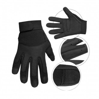 
 Тактичні рукавички Mil-Tec ARMY BLACK
 
Перчатки виготовлені з матеріалів найв. . фото 2