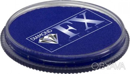 Синій аквагрим для обличчя Diamond FX, Синій грим для обличчя й тіла, підходить . . фото 1