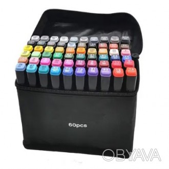 Маркеры для скетчинга Touch Coco 60 цветов
Качественные двусторонние маркеры мож. . фото 1