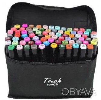 Маркеры для скетчинга Touch Coco 80 цветов
Качественные двусторонние маркеры мож. . фото 1