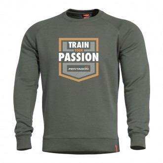 HAWK Светр "Train your Passion"ТЕХНІЧНІ ХАРАКТЕРИСТИКИСклад: 75% бавовна / 25% п. . фото 8