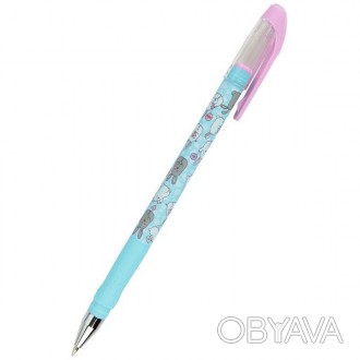 Ручка шариковая Axent Rabbits 0,5мм синяя (24) AB1049-30-A
 
Ручка шариковая Axe. . фото 1
