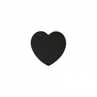 Папір для нотаток з клейким шаром 70*70мм BLACK HEART 50арк чорний ZiBi KIDS Lin. . фото 3