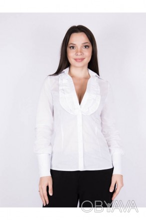 1803
Стильная белая блузка классического фасона, приталенная
Код: 265P9322
Ра. . фото 1