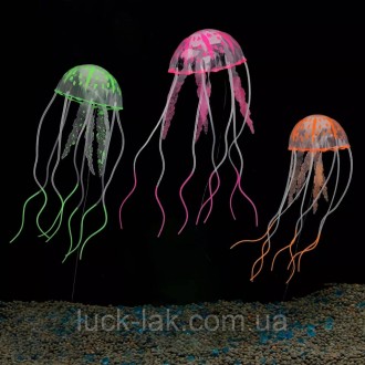 
Медуза, декор для аквариума
Диаметр : 5 см
Длина : 15 см
Такое оригинальное укр. . фото 3