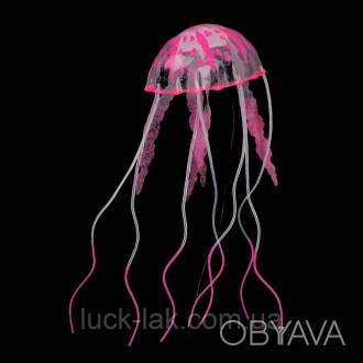 
Медуза, декор для аквариума
Диаметр : 5 см
Длина : 15 см
Такое оригинальное укр. . фото 1