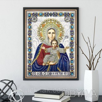 Алмазная вышивка "Пресвятая Богородица"
размер холста 30х40 см, размер рисунка 2. . фото 1
