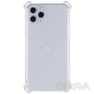 
TPU чохол GETMAN Ease logo посилені кути Apple iPhone 13 Pro (6.1') (Безбарвний. . фото 1