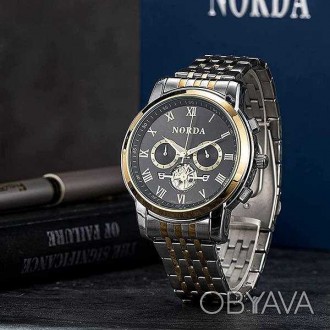 Чоловічий годинник NORDA ND2110, водонепроникний японський кварцовий годинник із