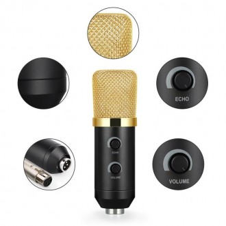 Студийный микрофон UKC M-800UКонденсаторный микрофон M-800U подойдет для домашне. . фото 7