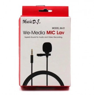 Микрофон петличный Music D.J. MIC M-01, черный
Микрофон петличный MIC-M1 подходи. . фото 8