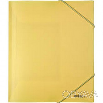 Папка на гумках А5+, пластикова Axent Pastelini, жовта 1514-26-A
 
У папках на г. . фото 1
