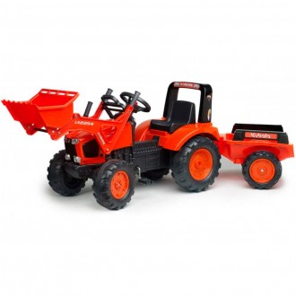 Педальный трактор для детей с прицепом и ковшом Kubota Red Falk IG31850. Киев. фото 1 Педальный трактор для детей с прицепом и ковшом Kubota Red Falk IG31850. Киев. фото 1