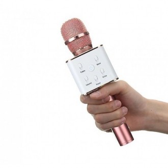 Беспроводной микрофон караоке Q7 розовое золото
Вам нравится караоке и Вы хотите. . фото 4
