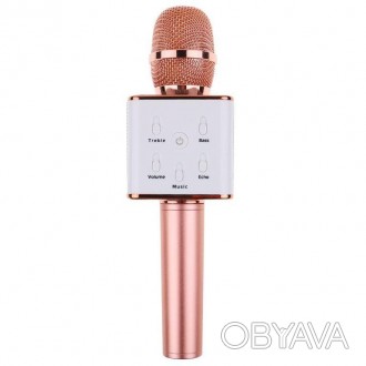 Беспроводной микрофон караоке Q7 розовое золото
Вам нравится караоке и Вы хотите. . фото 1