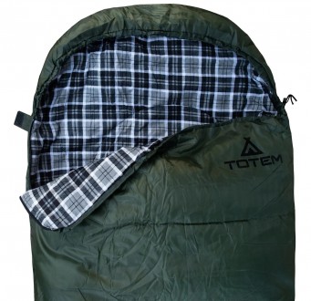 Спальный мешок Totem Ember Plus одеяло з капюшоном олива 190/75
Трёхсезонный тур. . фото 3