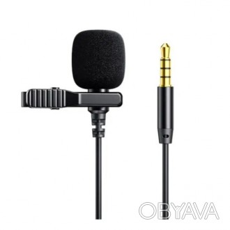Микрофон петличный Joyroom JR-LM1, 3м, черный 
Joyroom JR-LM1 – компактный микро. . фото 1